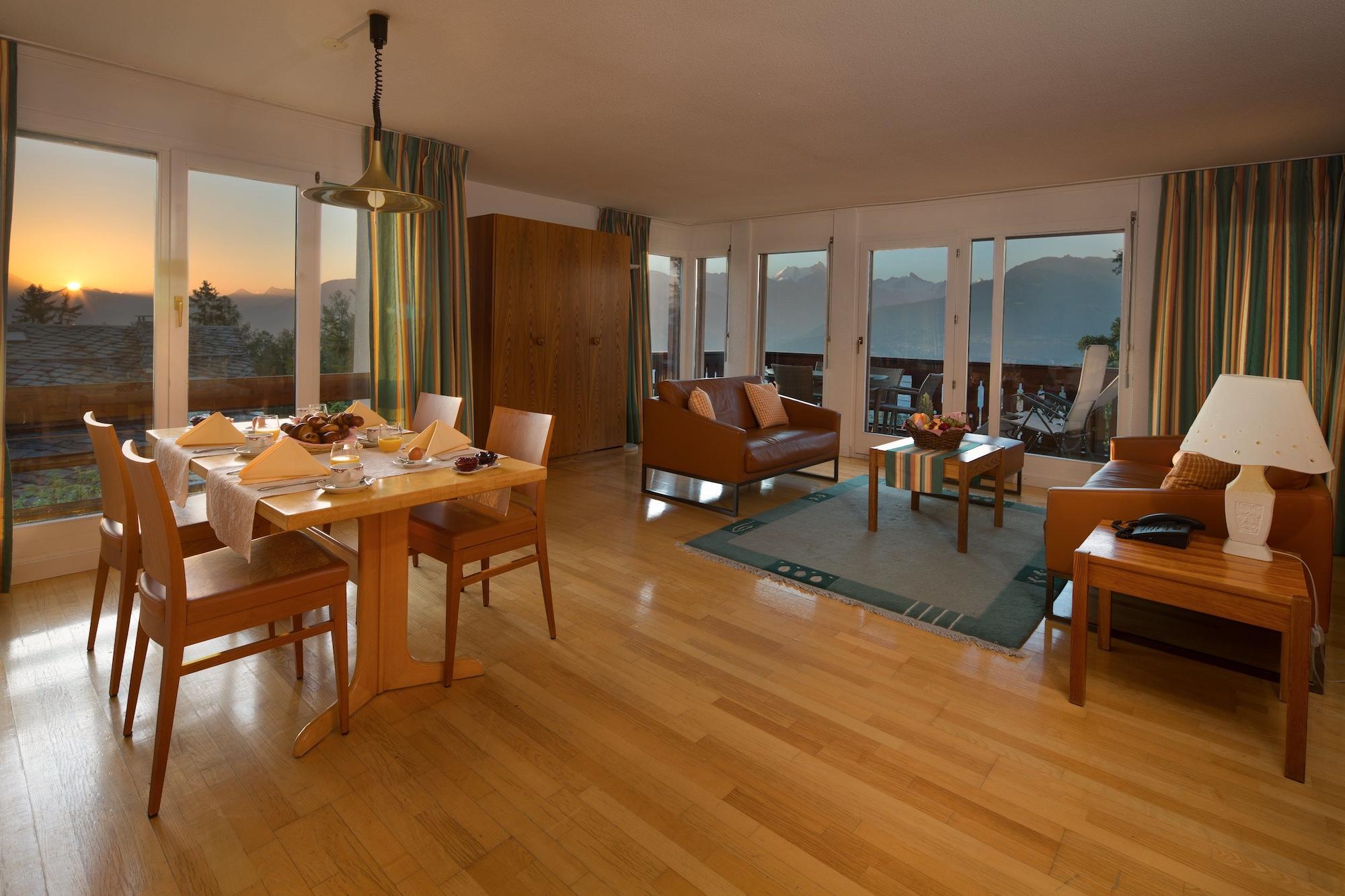 Hotel Helvetia Intergolf Crans-Montana Eksteriør bilde