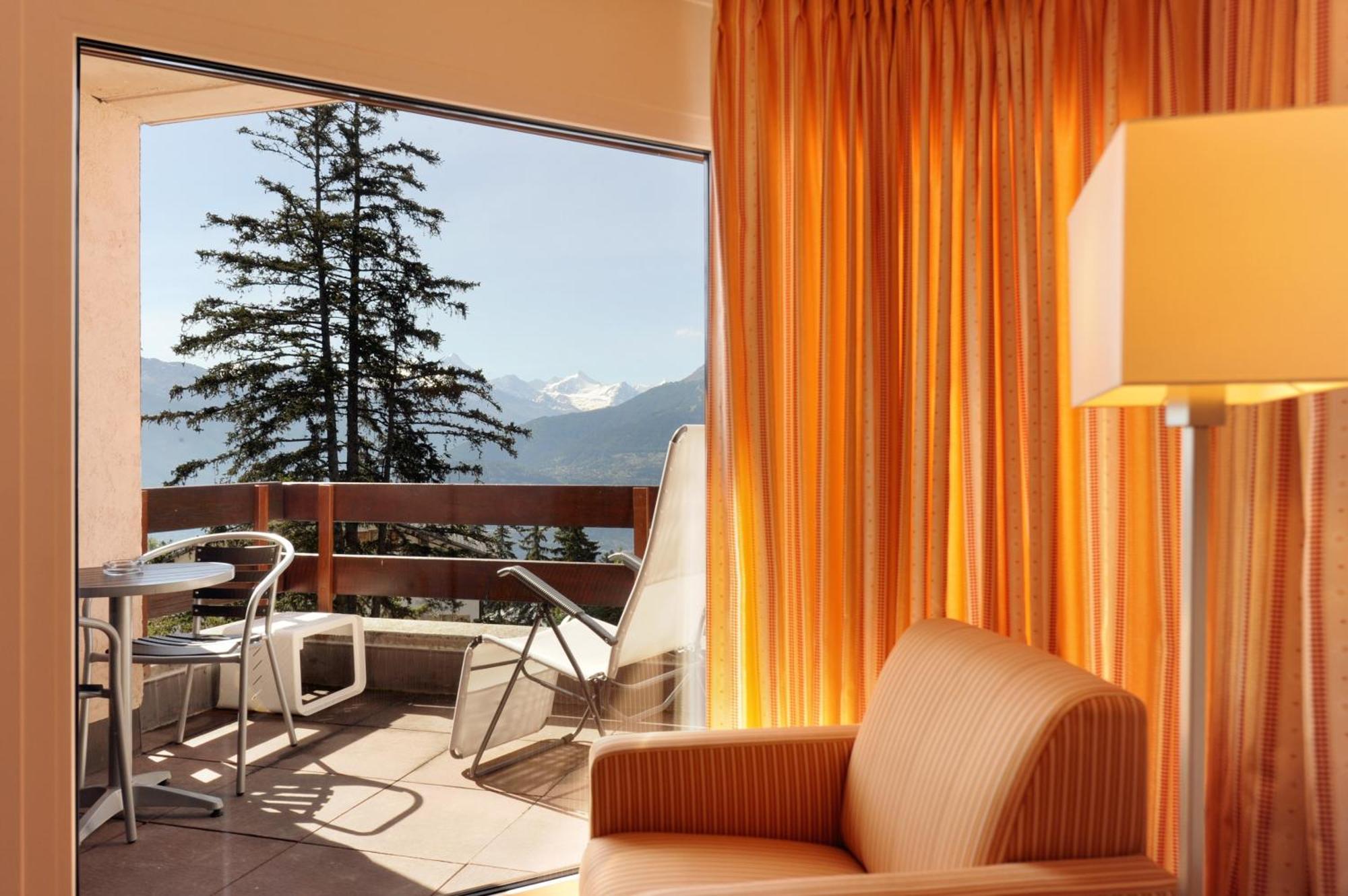Hotel Helvetia Intergolf Crans-Montana Eksteriør bilde