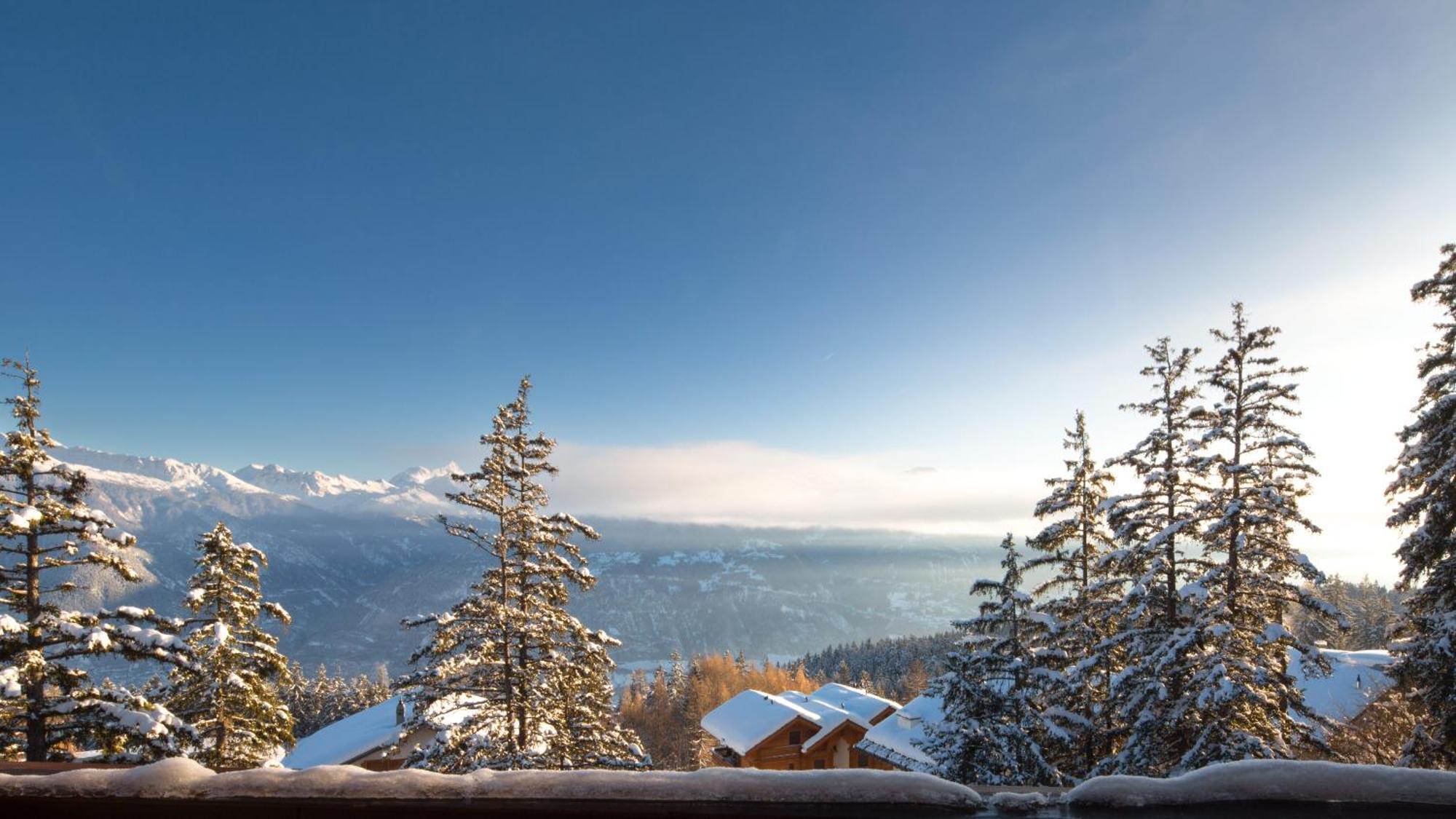 Hotel Helvetia Intergolf Crans-Montana Eksteriør bilde