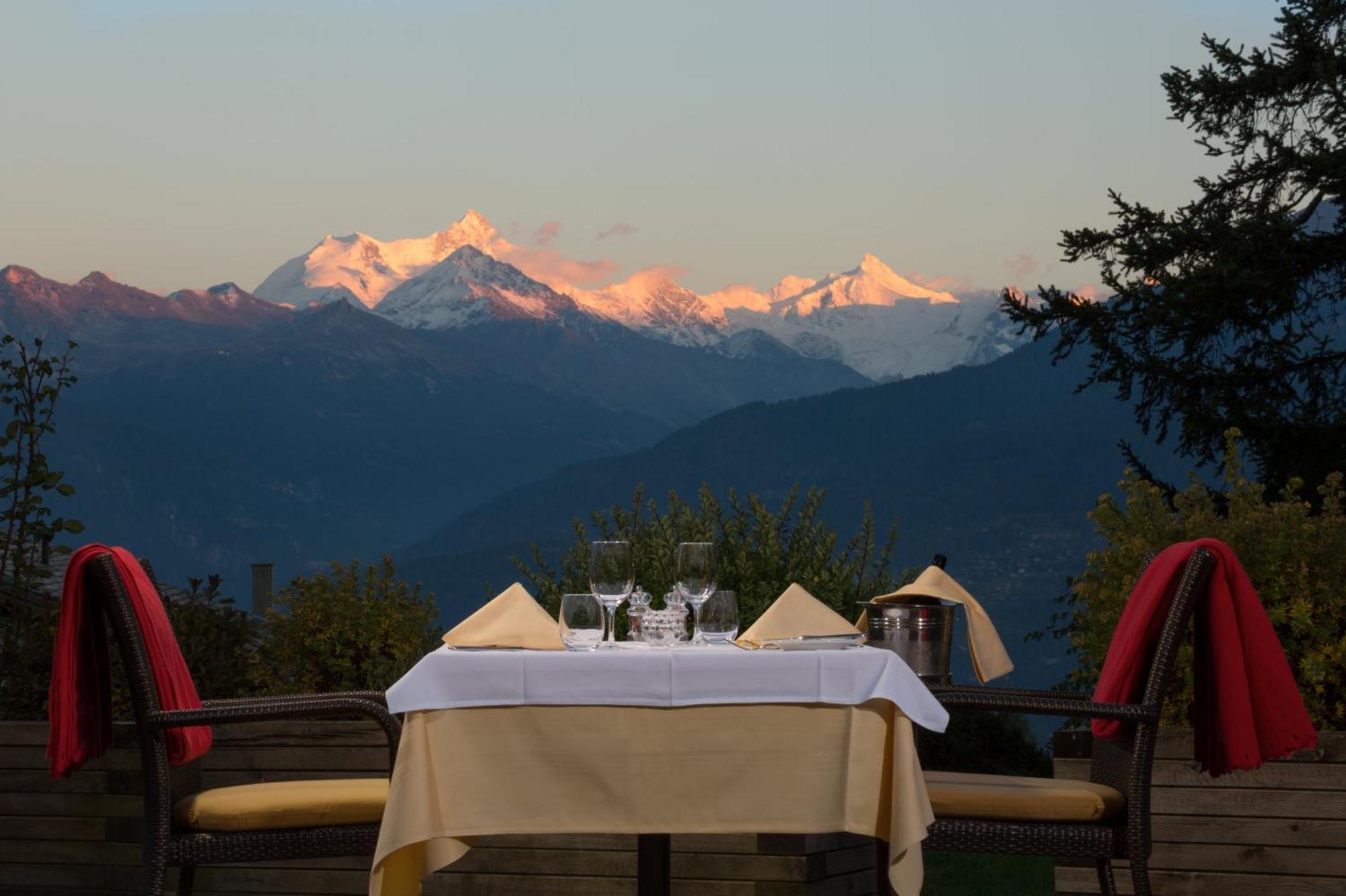 Hotel Helvetia Intergolf Crans-Montana Eksteriør bilde