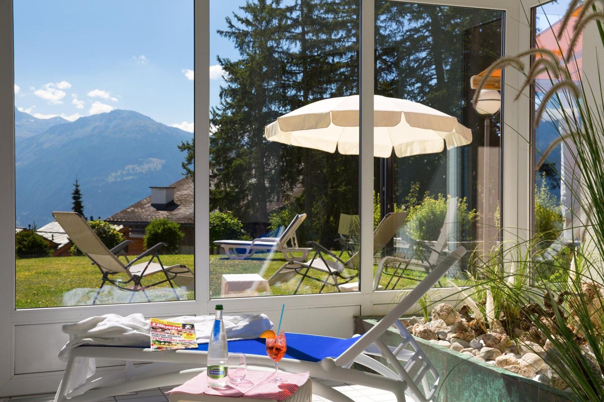 Hotel Helvetia Intergolf Crans-Montana Eksteriør bilde