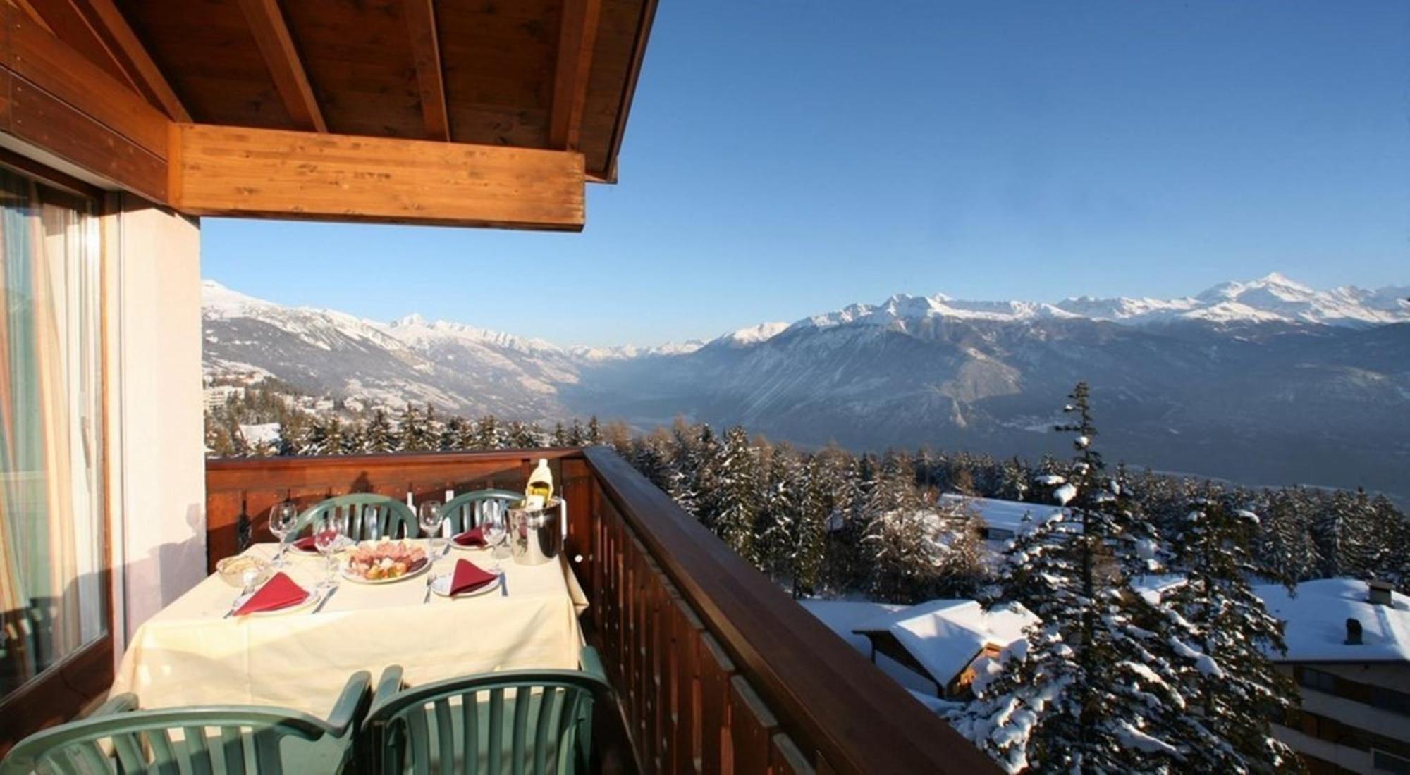 Hotel Helvetia Intergolf Crans-Montana Eksteriør bilde