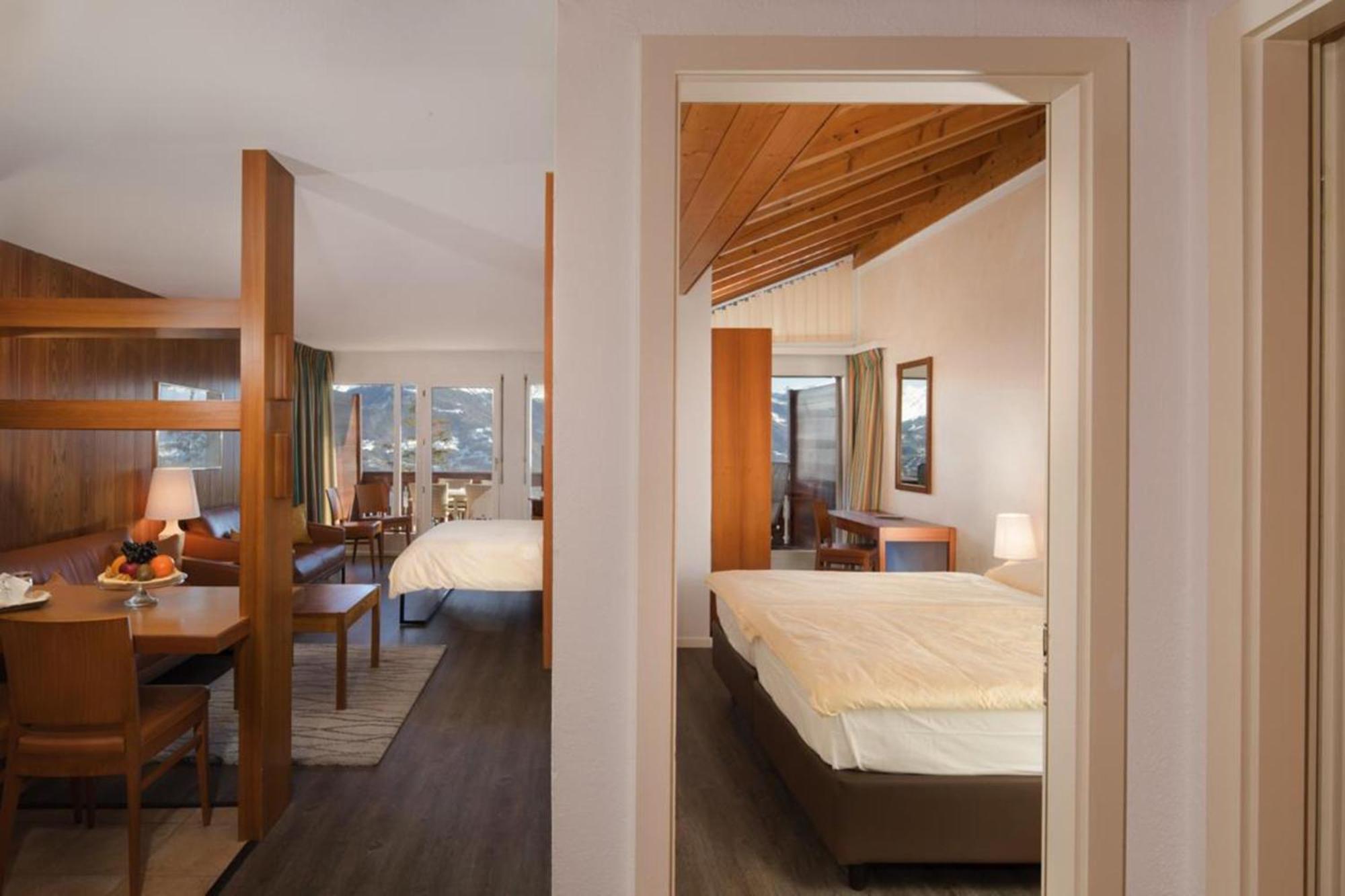 Hotel Helvetia Intergolf Crans-Montana Eksteriør bilde