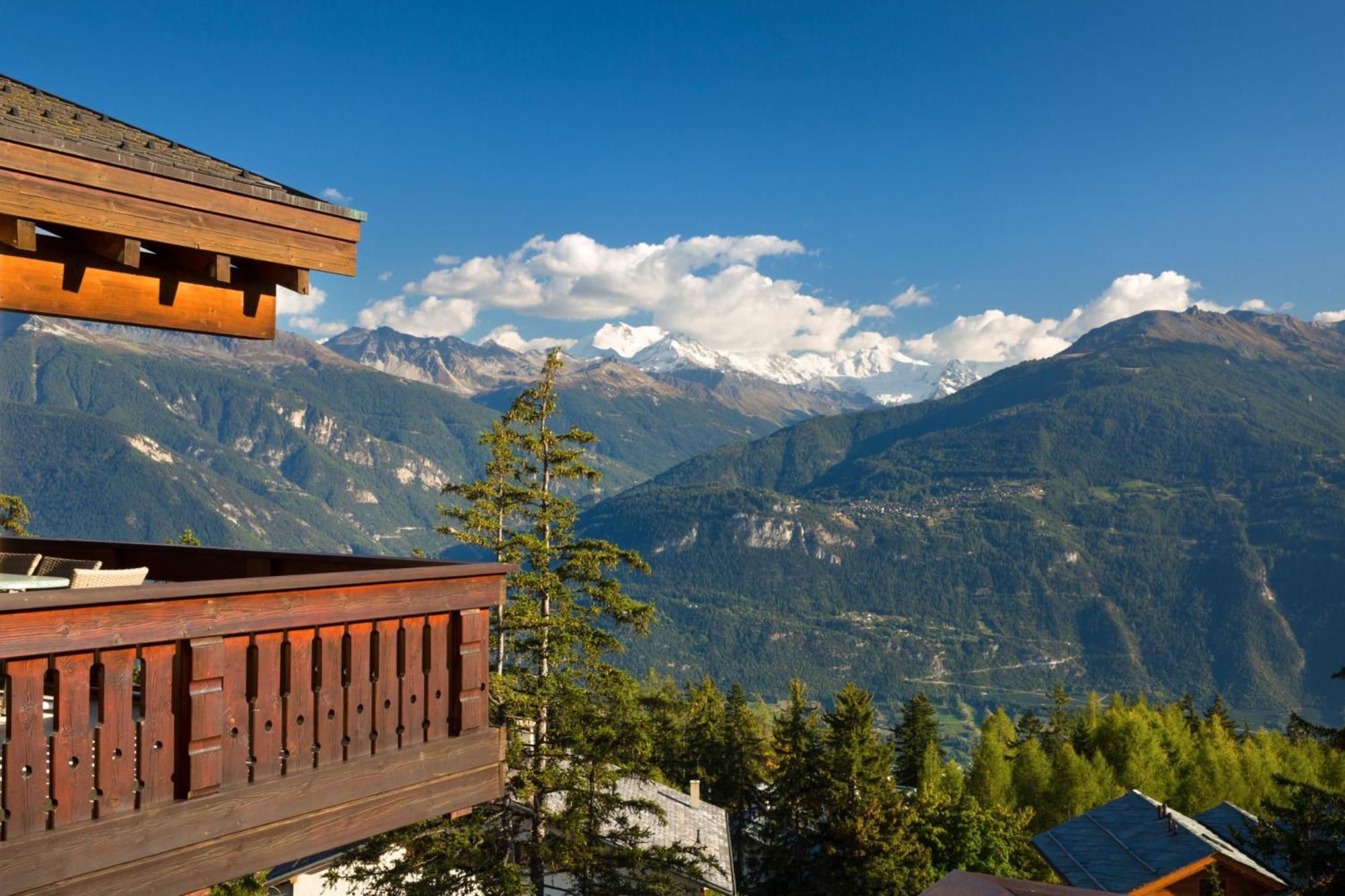 Hotel Helvetia Intergolf Crans-Montana Eksteriør bilde