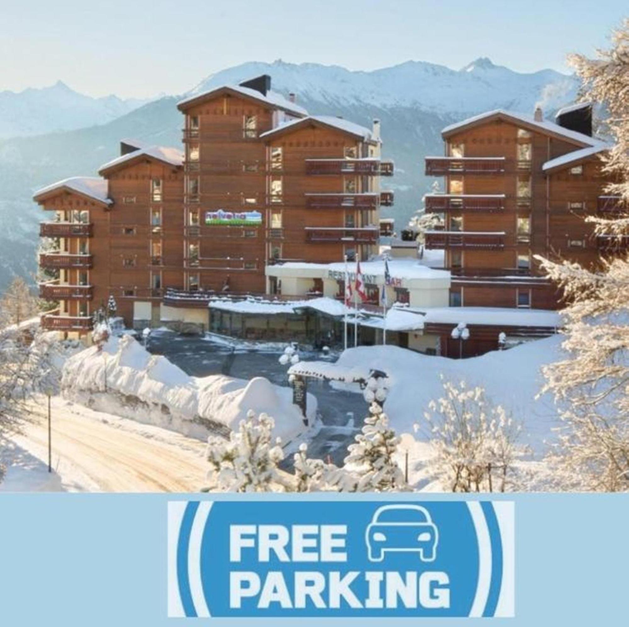 Hotel Helvetia Intergolf Crans-Montana Eksteriør bilde